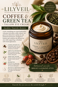 Lilyveil Coffee & Green Tea Tallow Eye Cream Nourishing Botanical Eye Care